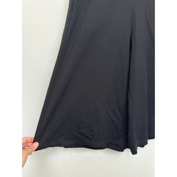 Eileen Fisher Stretch Jersey Knit Wide Leg V-Neck Jumpsuit Women's Large - Picture 5 of 10